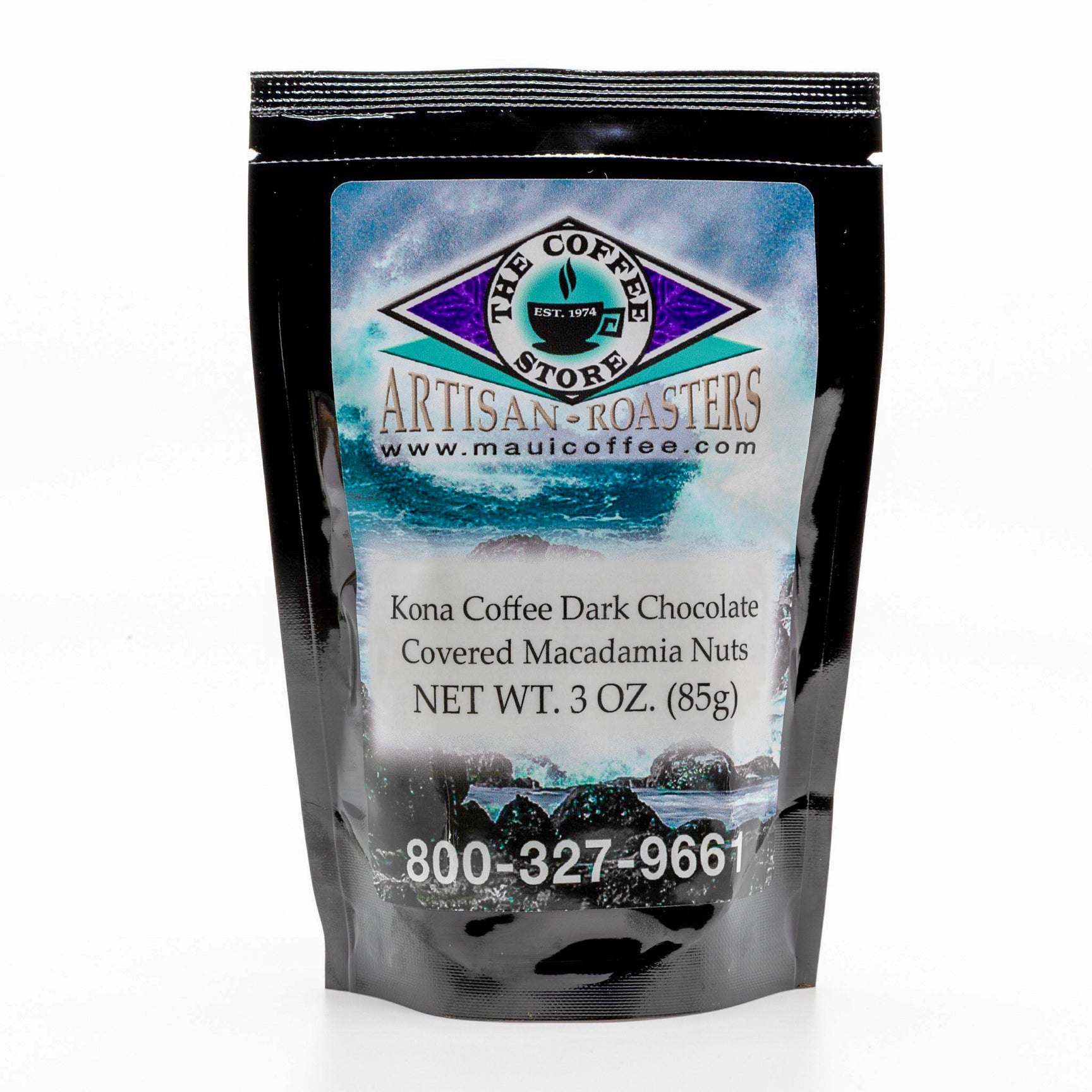 Kona Dark Chocolate Covered Macadamia Nuts Coffee TheCoffeeStore