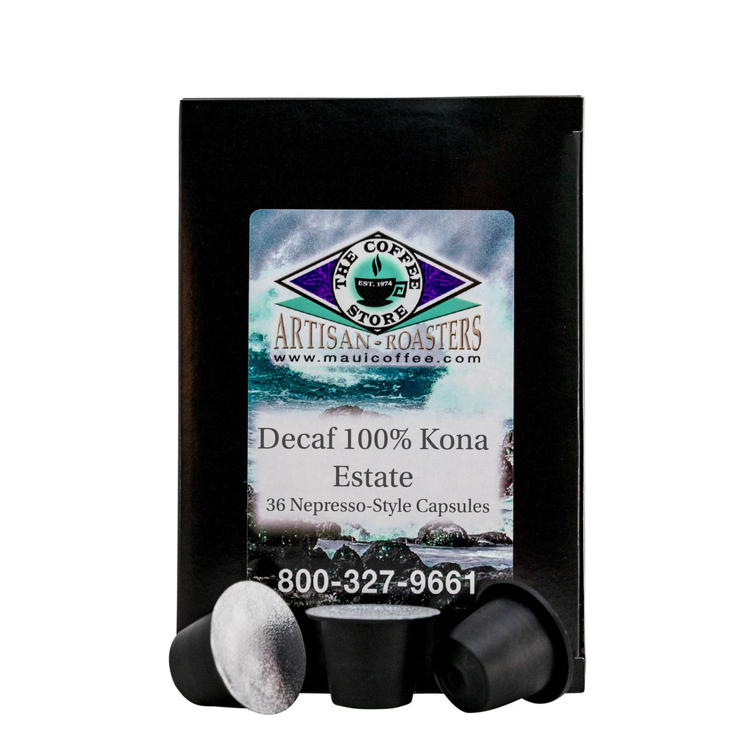 Decaf 100% Kona Estate Pods